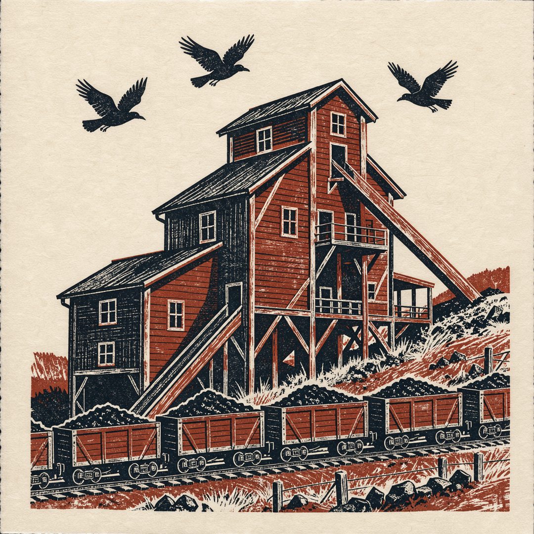 LEJ AI Image Generation Comparison, Woodcut