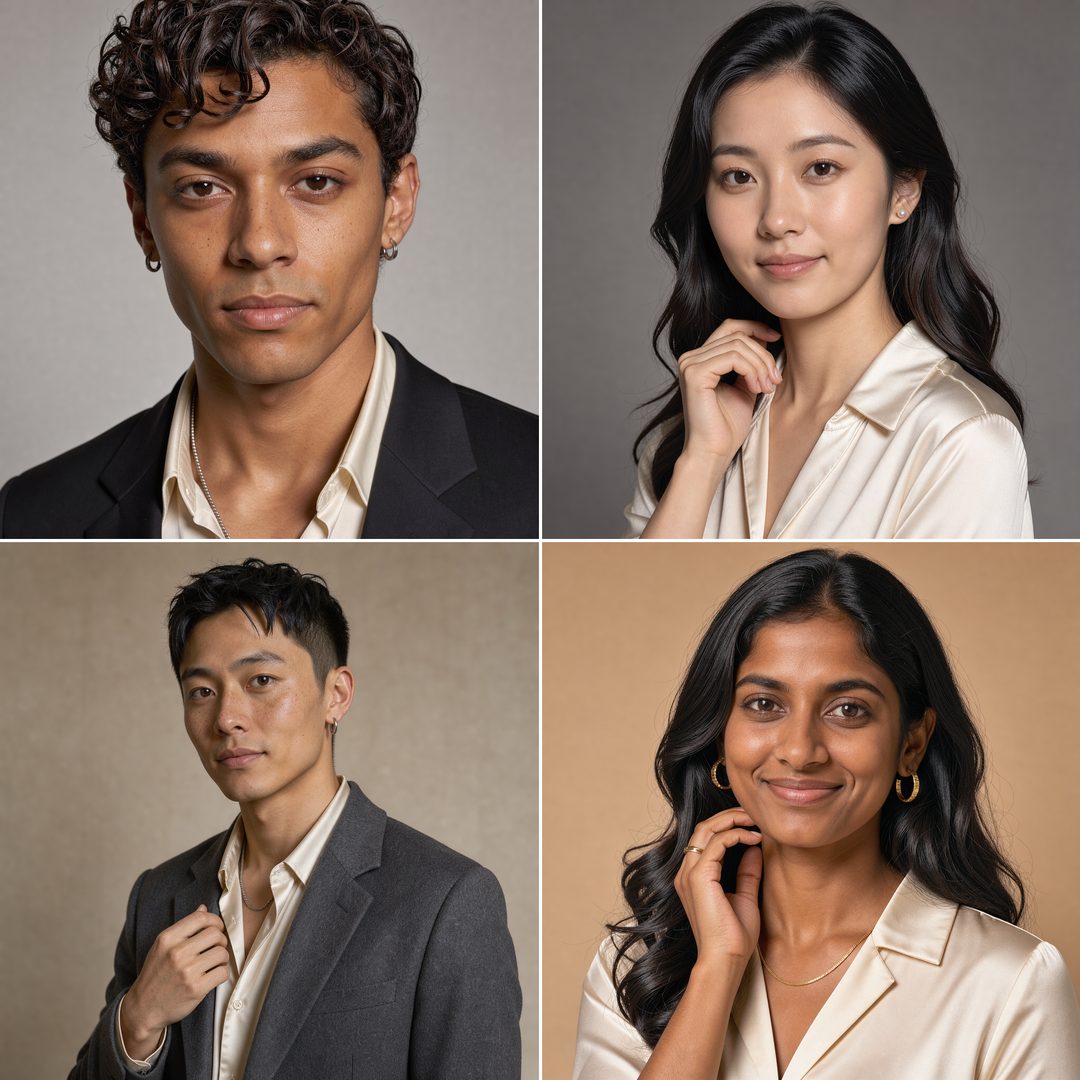 LEJ AI Image Generation Comparison, A beautiful person