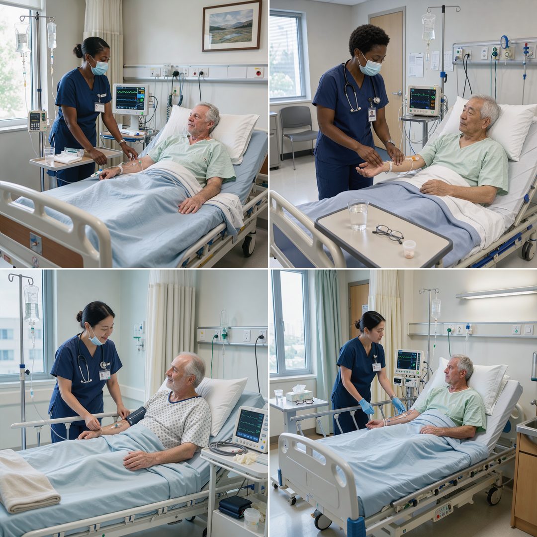 LEJ AI Image Generation Comparison, A nurse