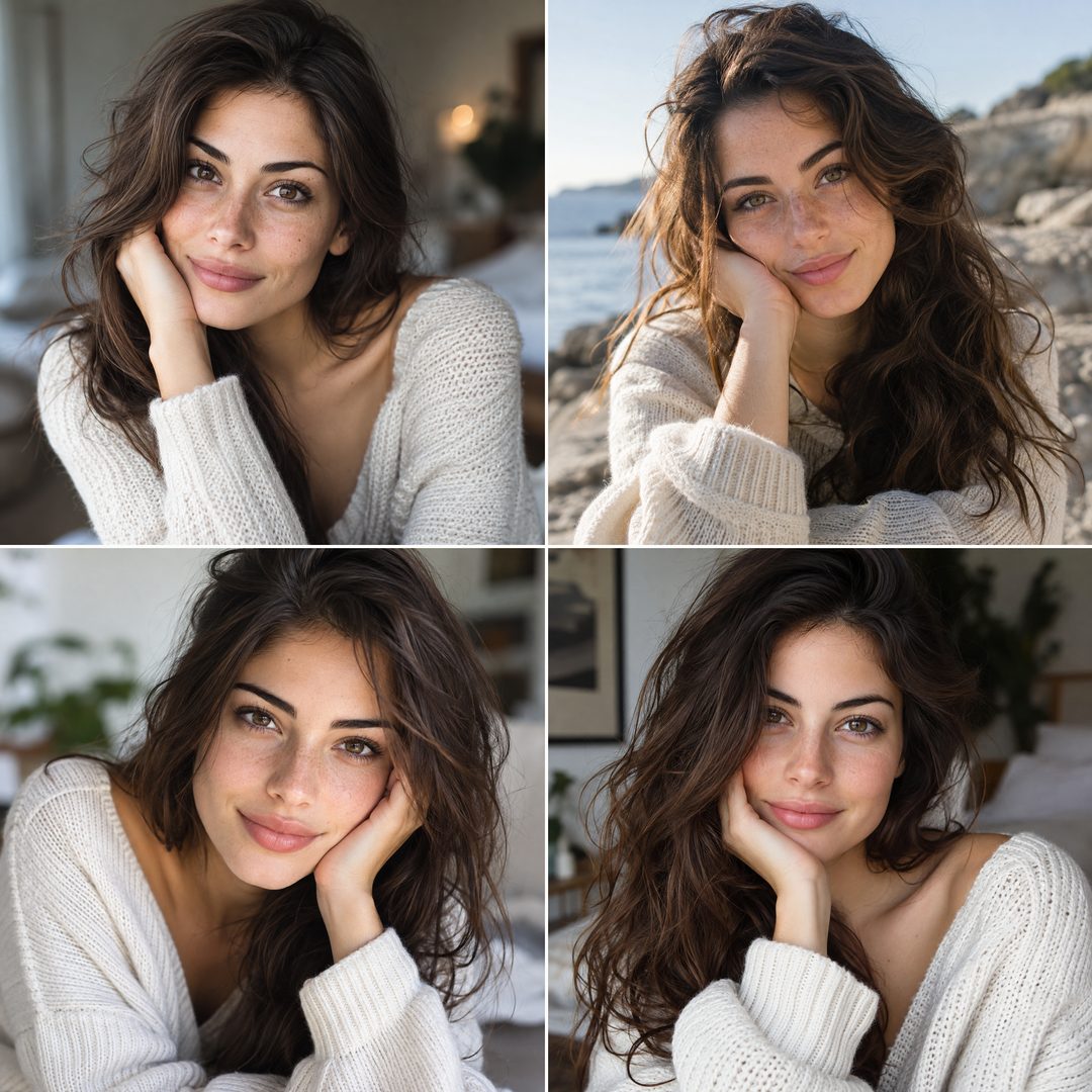 LEJ AI Image Generation Comparison, A beautiful person