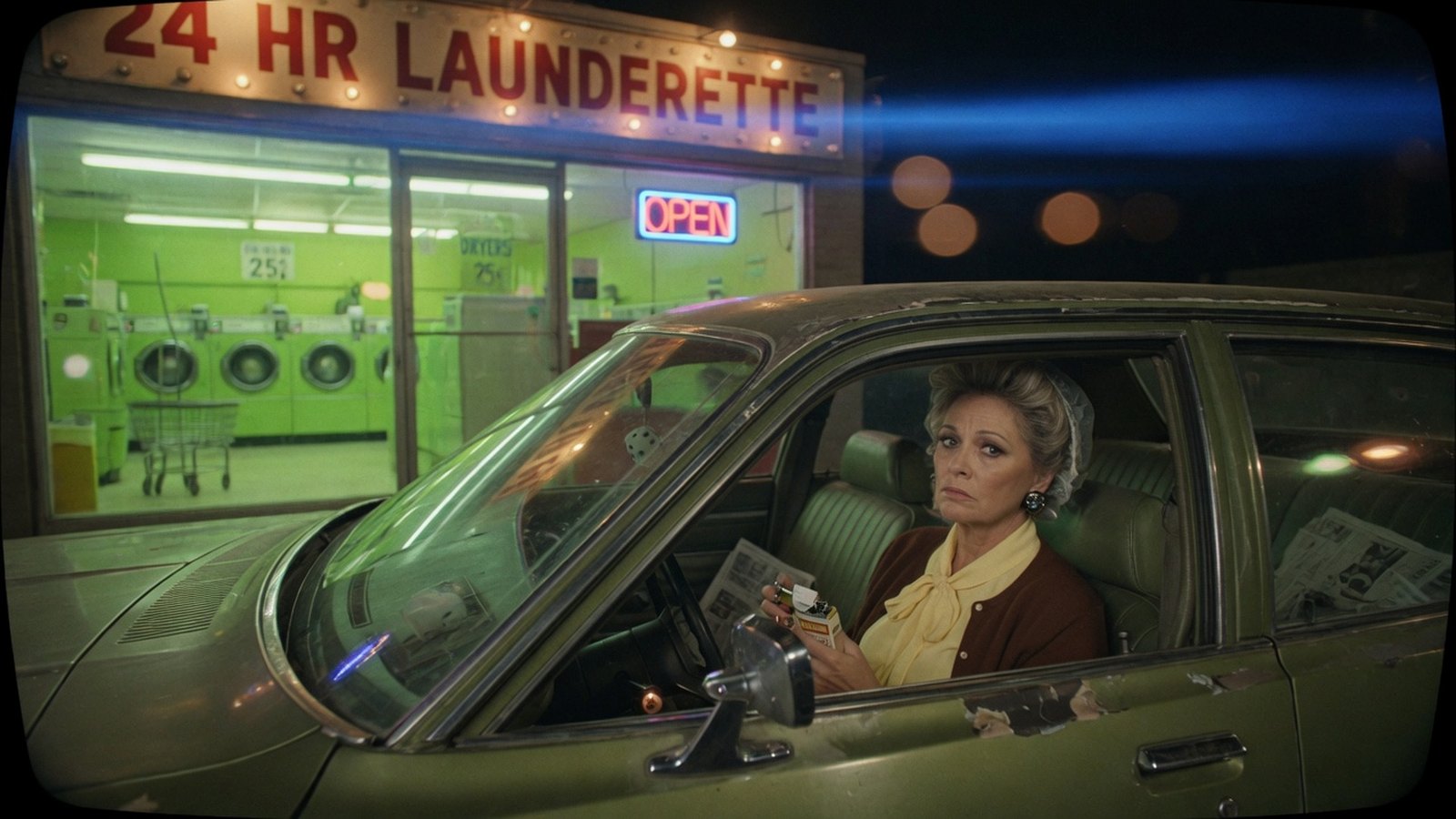 A film still generated by Grok Imagine for the LEJ AI Image Generation Comparison.