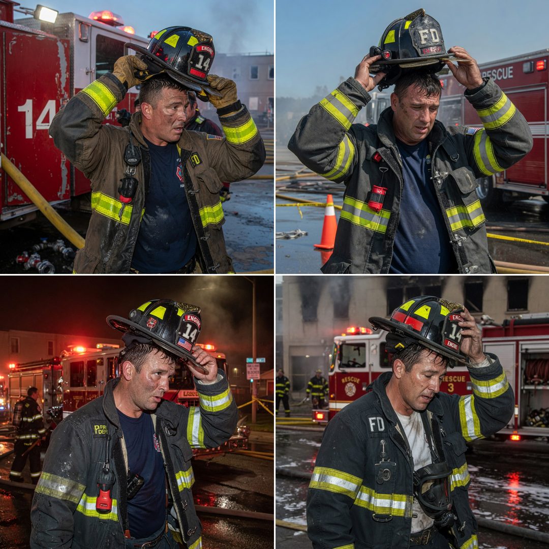 LEJ AI Image Generation Comparison, A firefighter