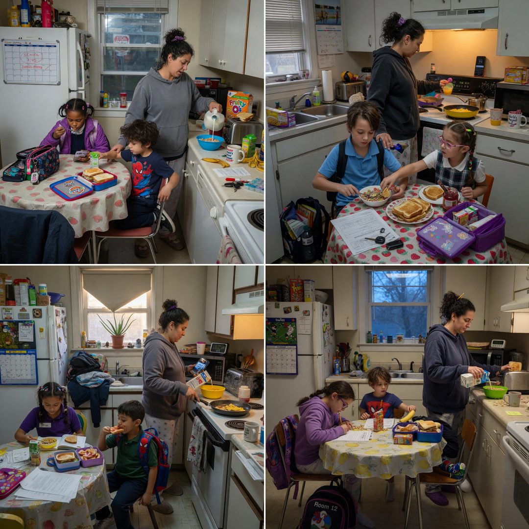 LEJ AI Image Generation Comparison, A single parent