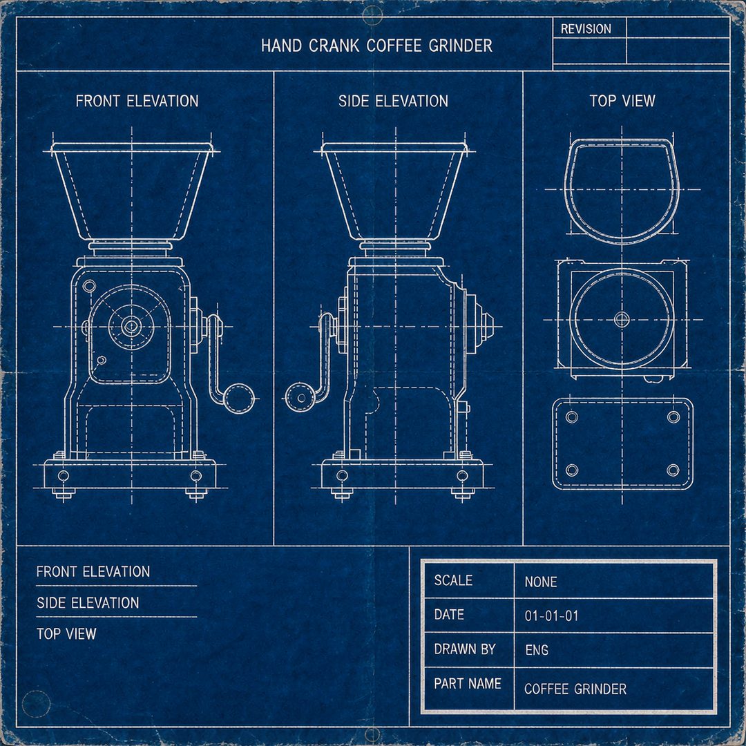 LEJ AI Image Generation Comparison, Blueprint
