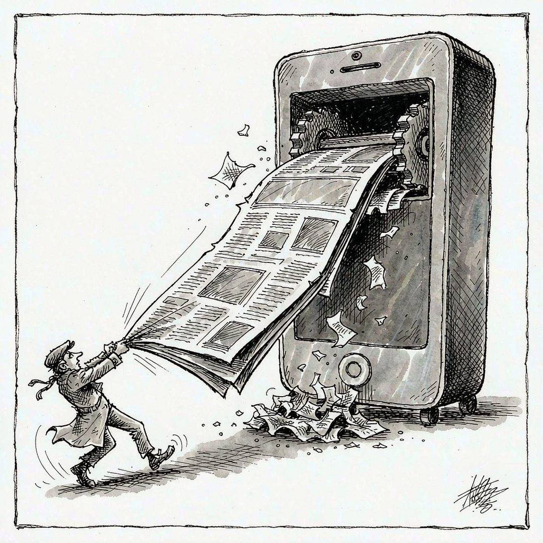LEJ AI Image Generation Comparison, Editorial cartoon