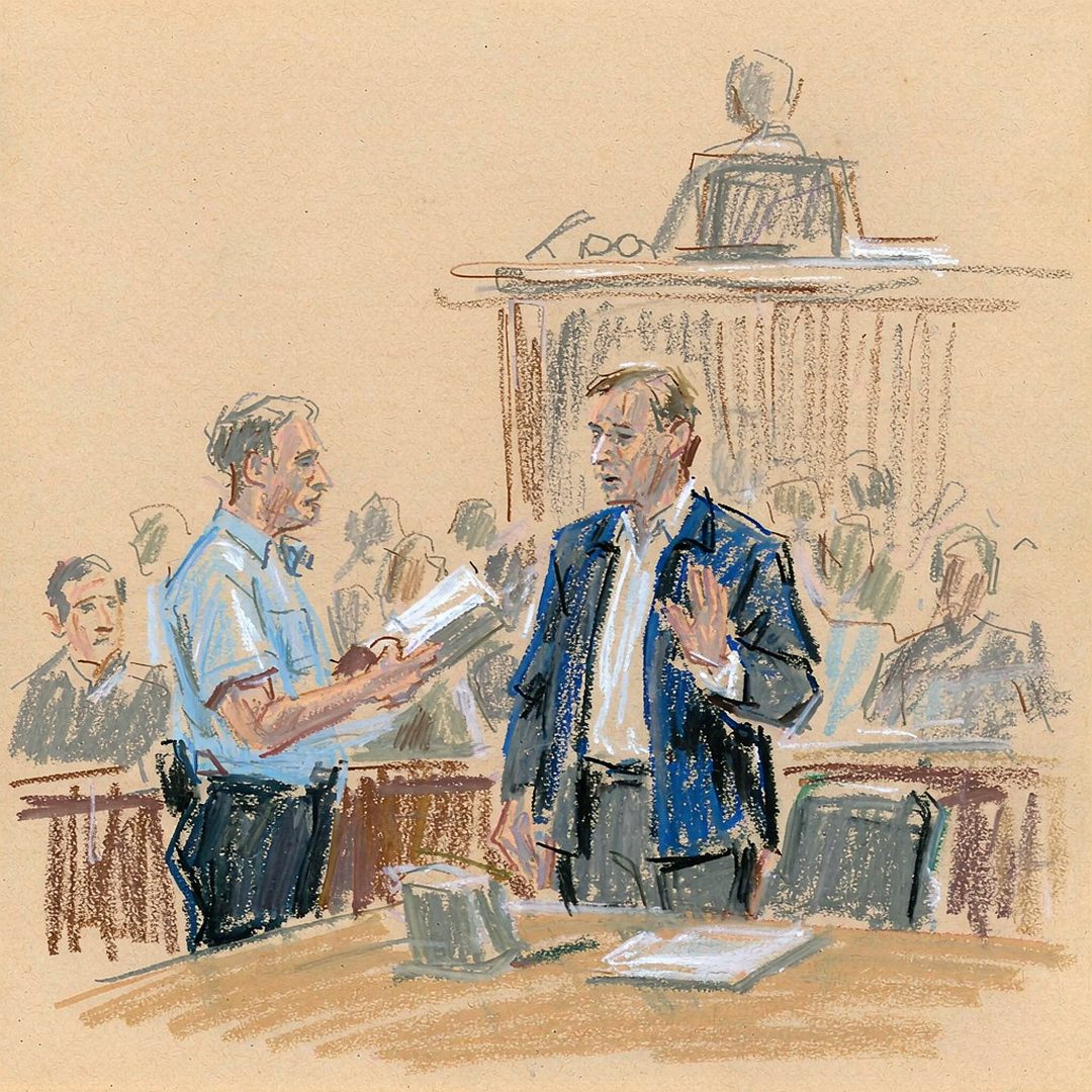 LEJ AI Image Generation Comparison, Courtroom sketch