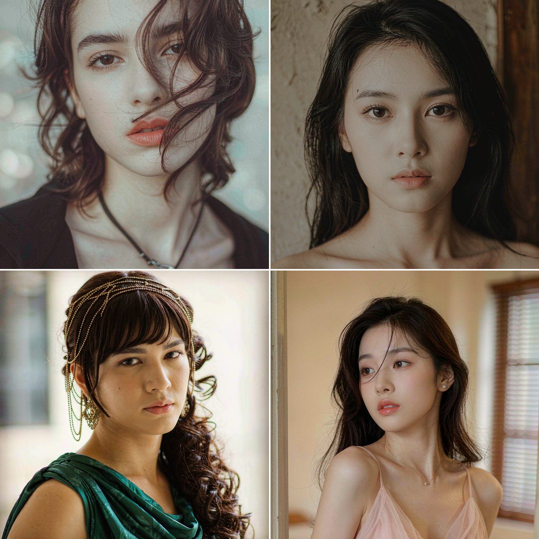 LEJ AI Image Generation Comparison, A beautiful person