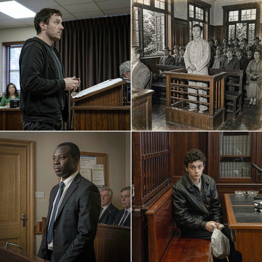 LEJ AI Image Generation Comparison, A criminal defendant