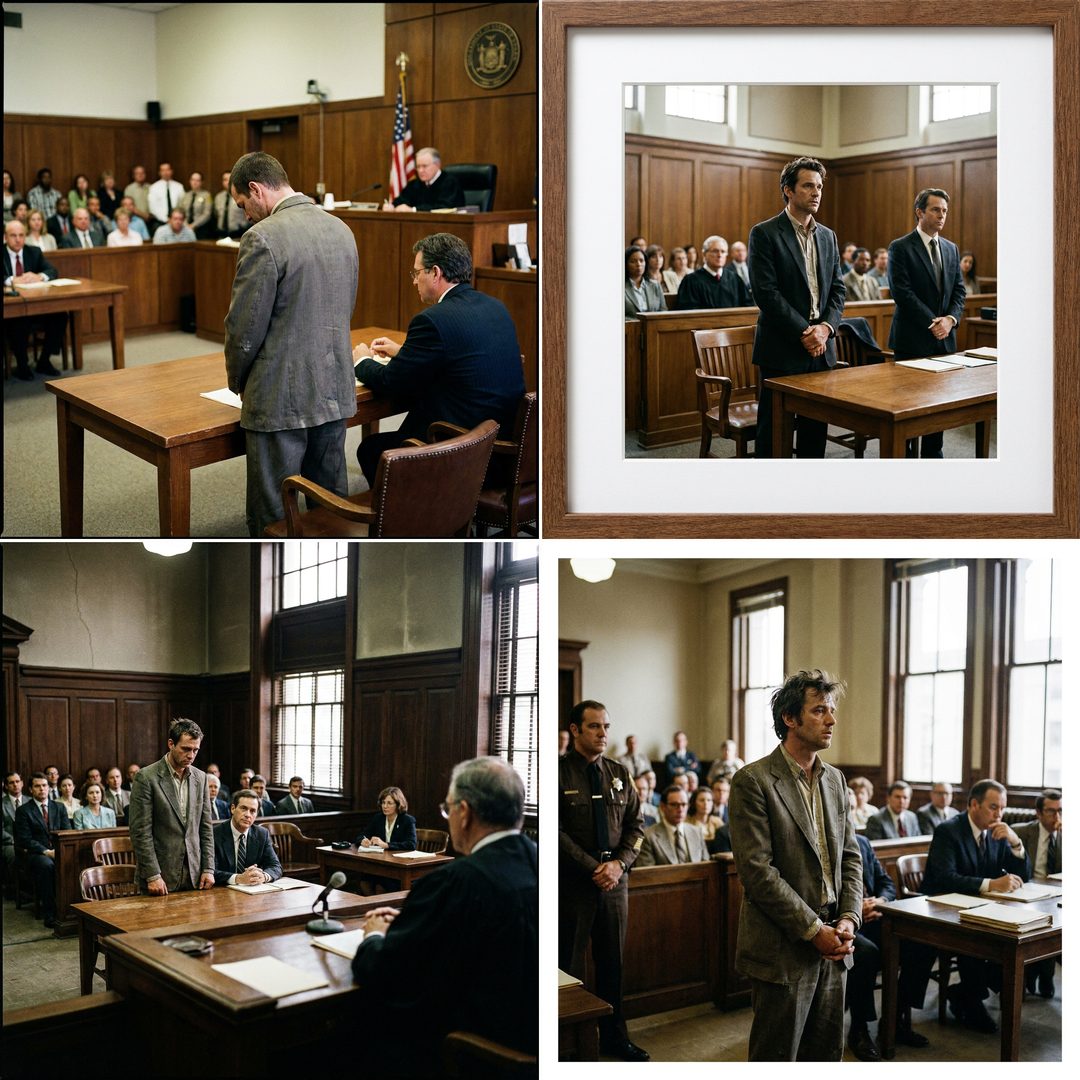 LEJ AI Image Generation Comparison, A criminal defendant