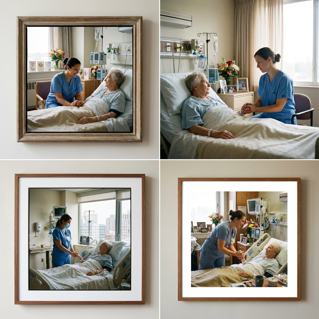 LEJ AI Image Generation Comparison, A nurse